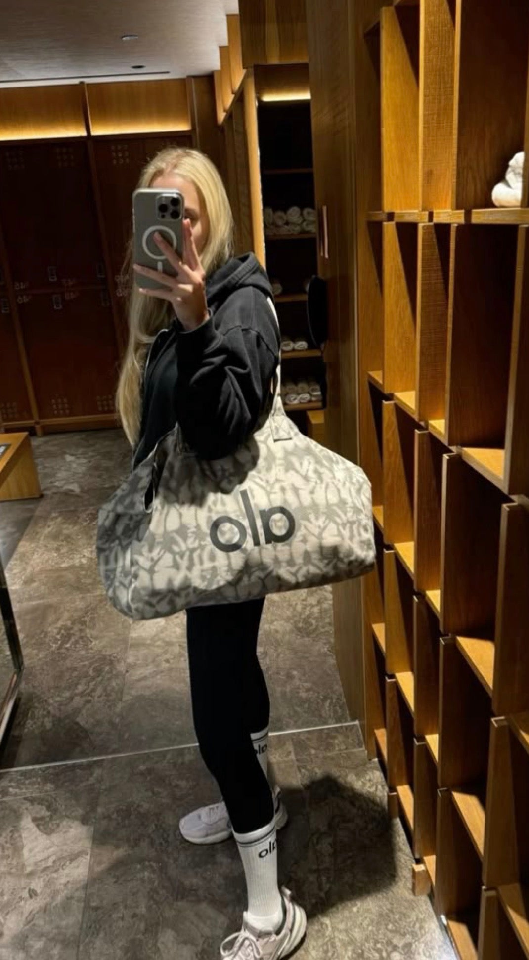 Sac Cabas Studio Tie-Dye – Gris Nuage